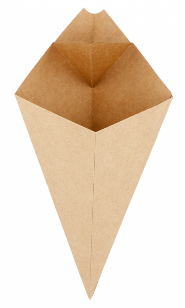 Puntzak Kraft Bruin + Vak 22x13cm