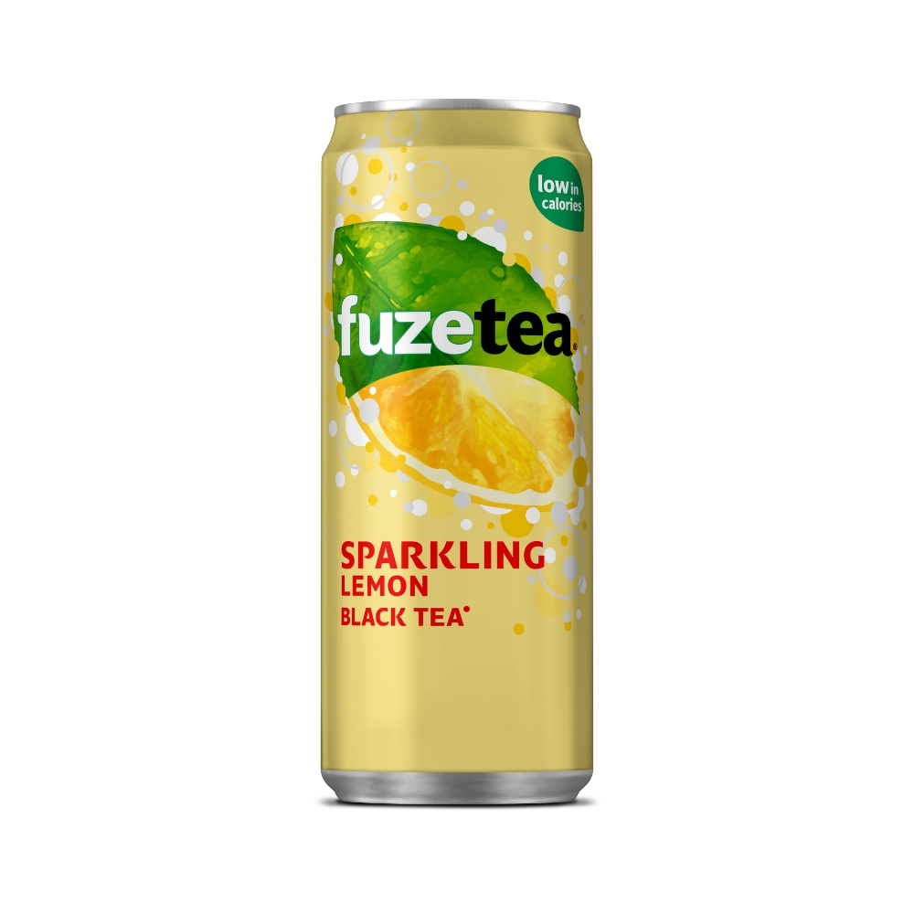 Fuze Tea Sparkling Tea 33cl Sleek